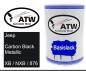 Preview: Jeep, Carbon Black Metallic, XB / NXB / 876: 500ml Lackdose, von ATW Autoteile West.